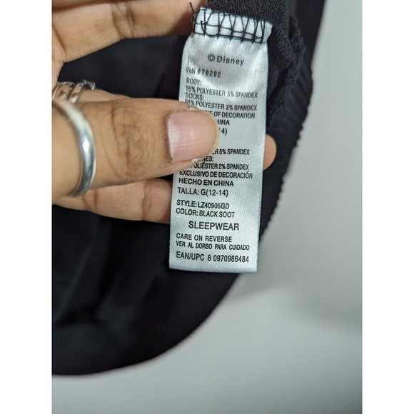 Disney The‎ Nightmare Before Christmas Black Sleepwear Lounge Top Women Size L - Picture 7 of 7